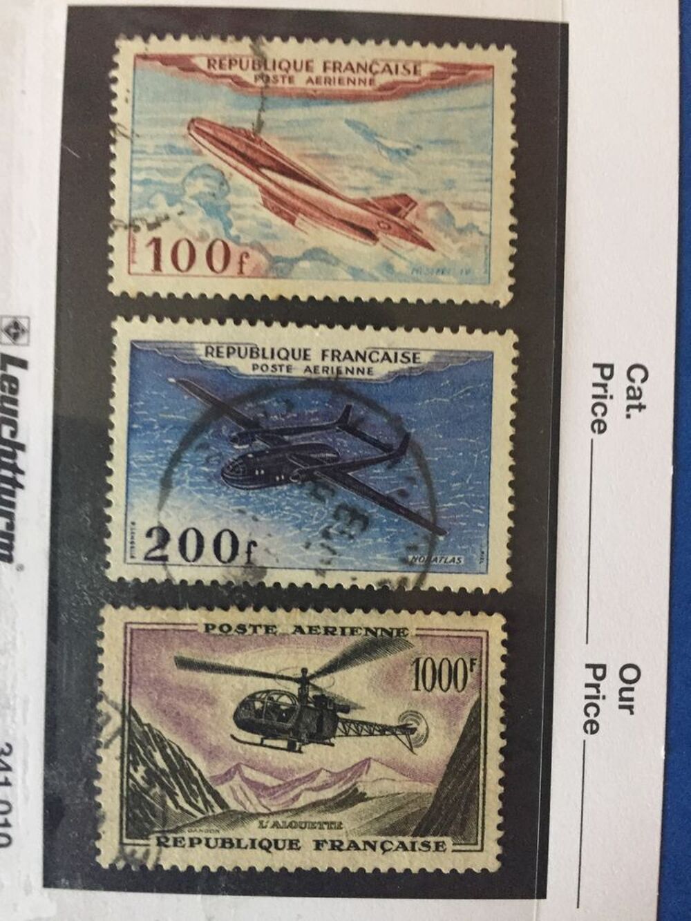 TIMBRES FRANCE POSTE AERIENNE 