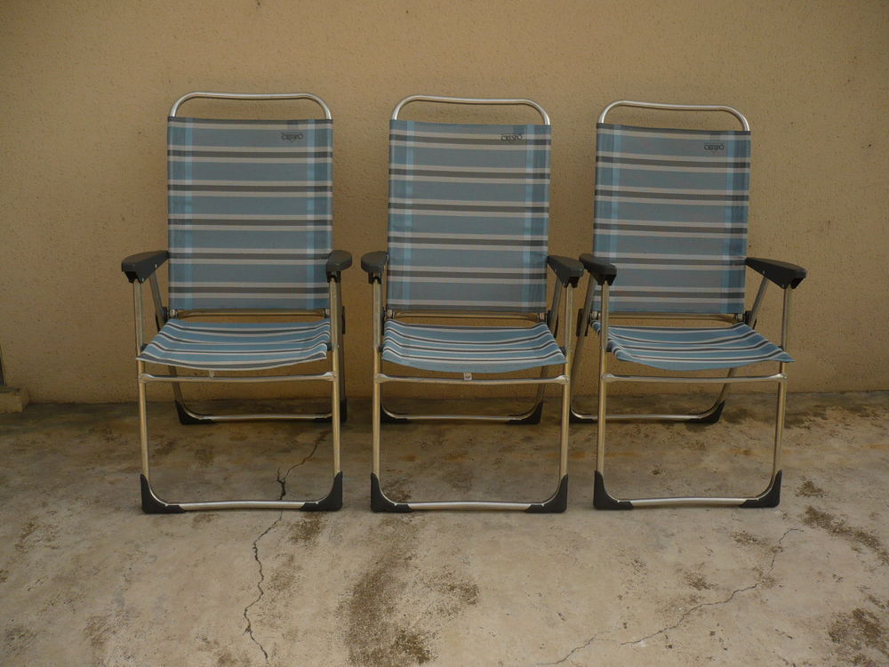 3 fauteuils de jardin Jardin