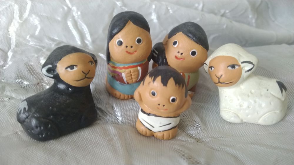 Mini cr&egrave;che du P&eacute;rou Décoration