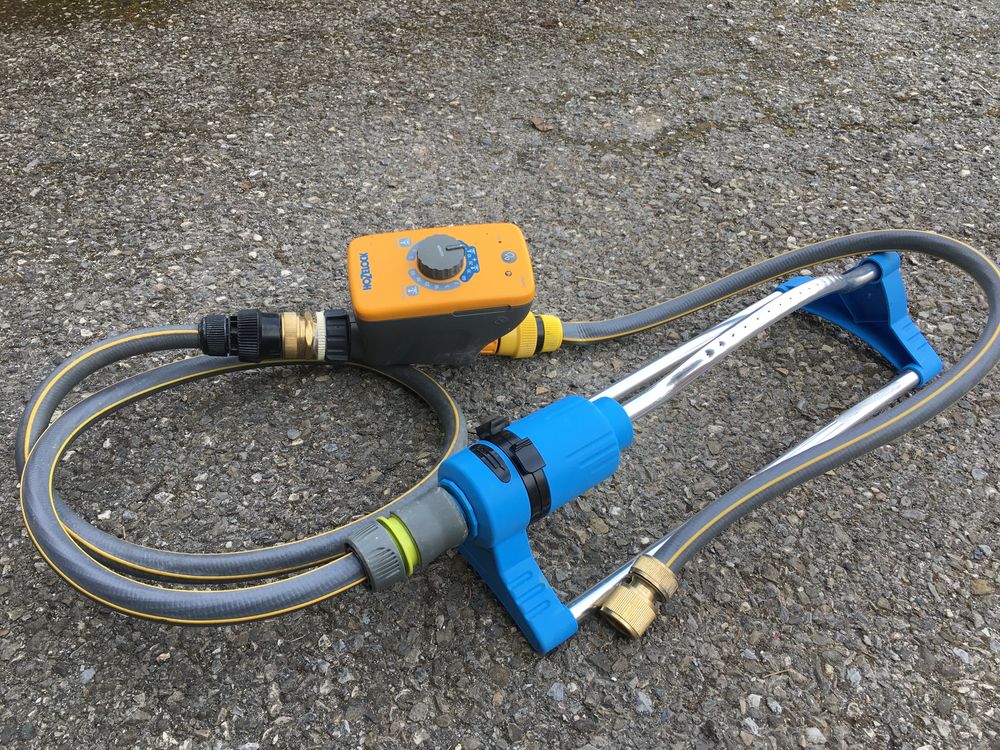 Arroseur et programmateur d'arrosage
Jardin
