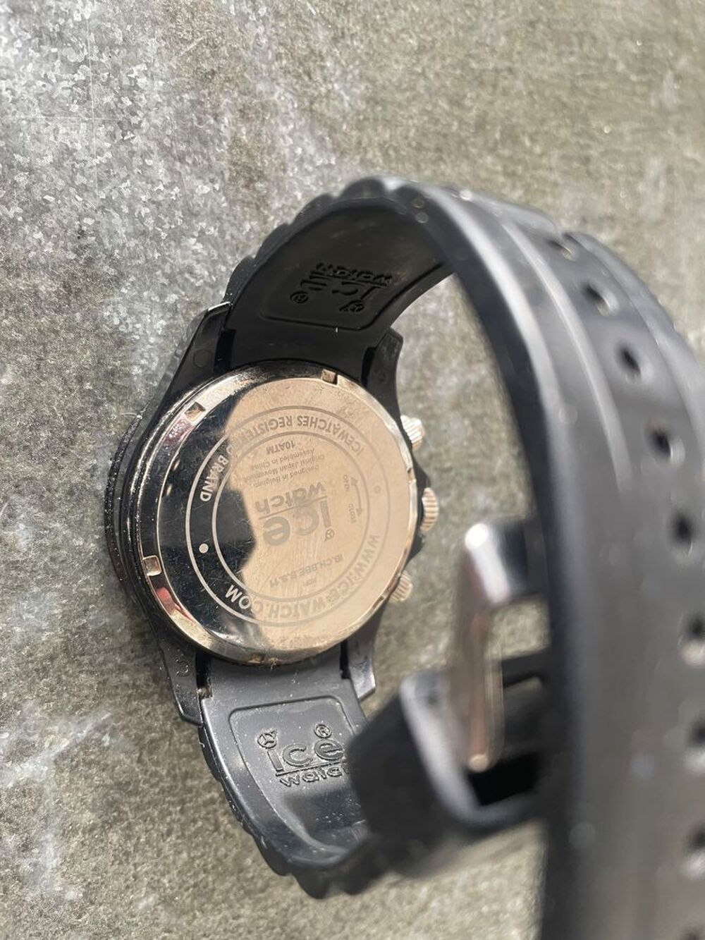 Ice-Watch Chrono Montre Homme noire Bijoux et montres