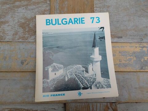 Brochure Dépliant Bulgarie Tourisme Air France Mondotours 73 0 Loches (37)