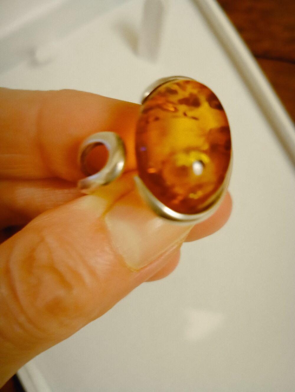 Ensemble bijoux Ambre et argent Bijoux et montres