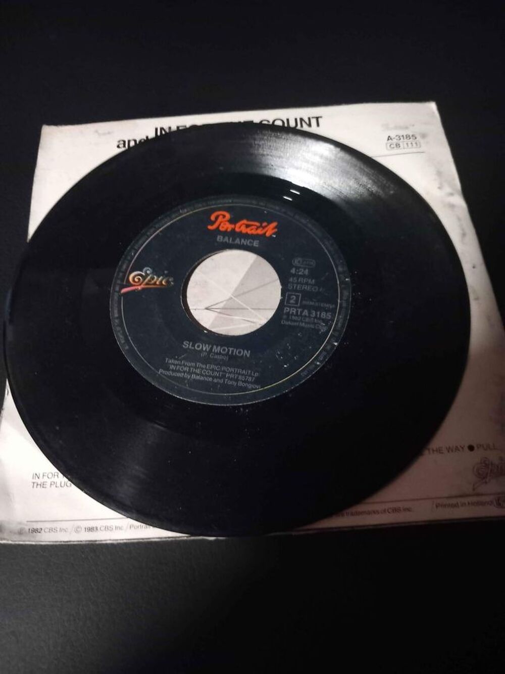 45 Tours Balance in for the count CD et vinyles