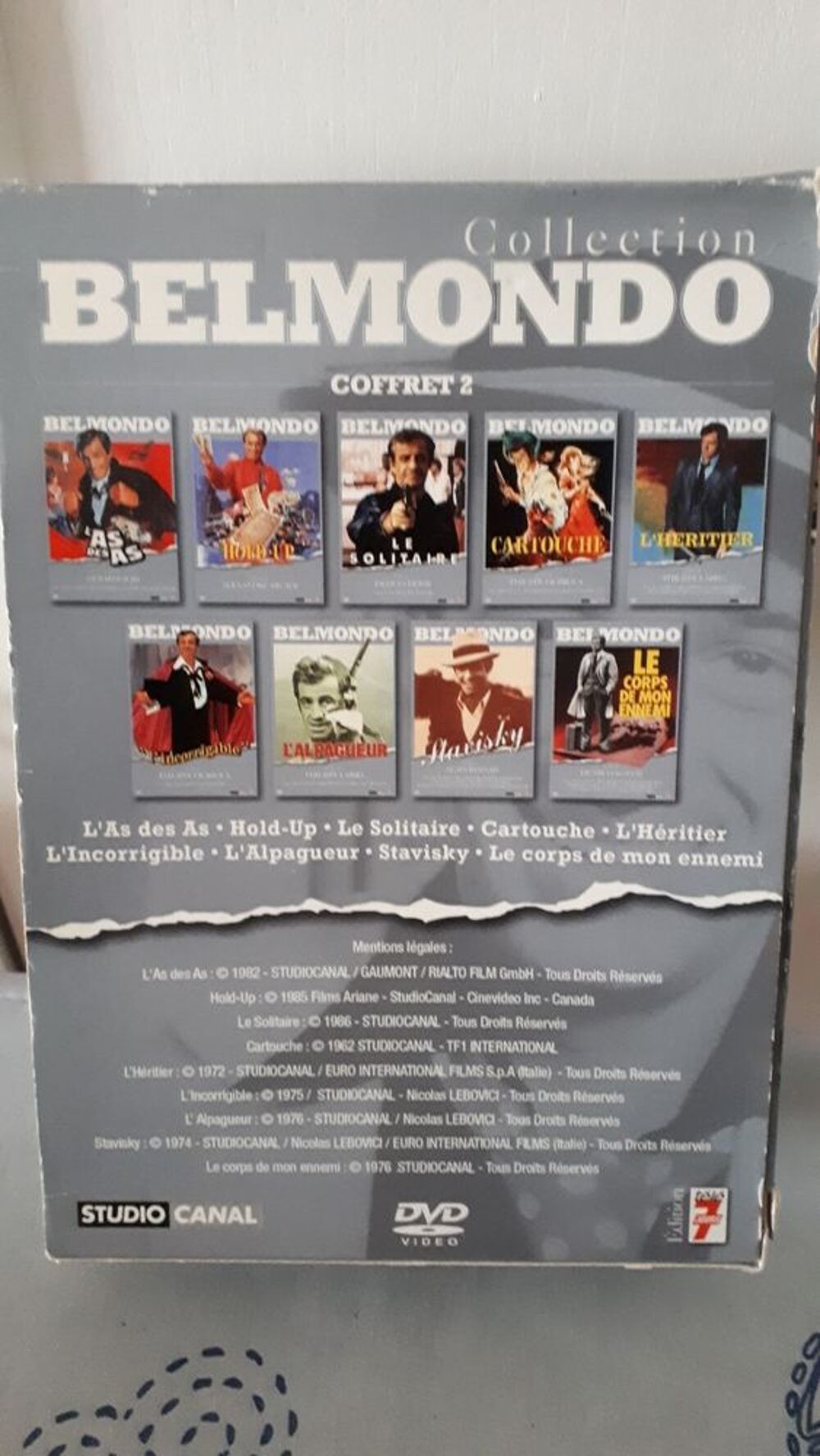 COFFRET 2 - BELMONDO - 8 DVD DVD et blu-ray
