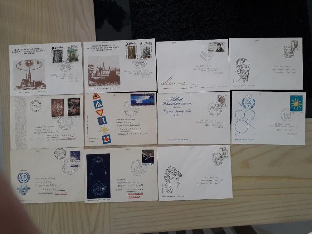 gros lot d'enveloppes et courrier - 