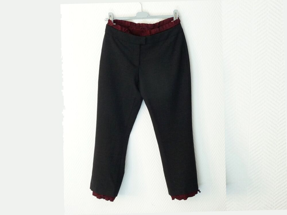 Pantacourt/ Pantalon Gris Anthracite- Patrick Mendes Vêtements