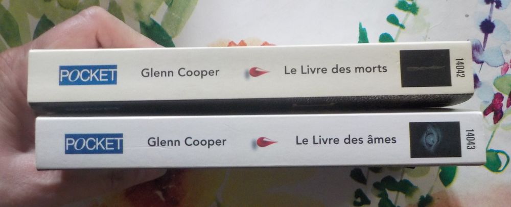 LE LIVRE DES MORTS et LE LIVRE DES &Acirc;MES de Glenn COOPER Livres et BD