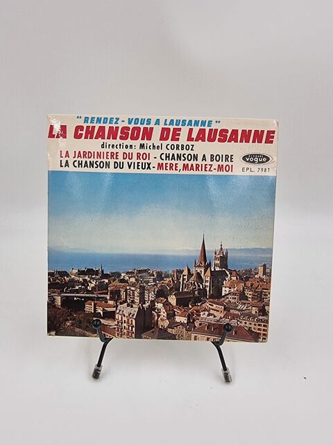Vinyle 45 tours La Chanson de Lausanne (Michel Corboz)  1 Vulbens (74)