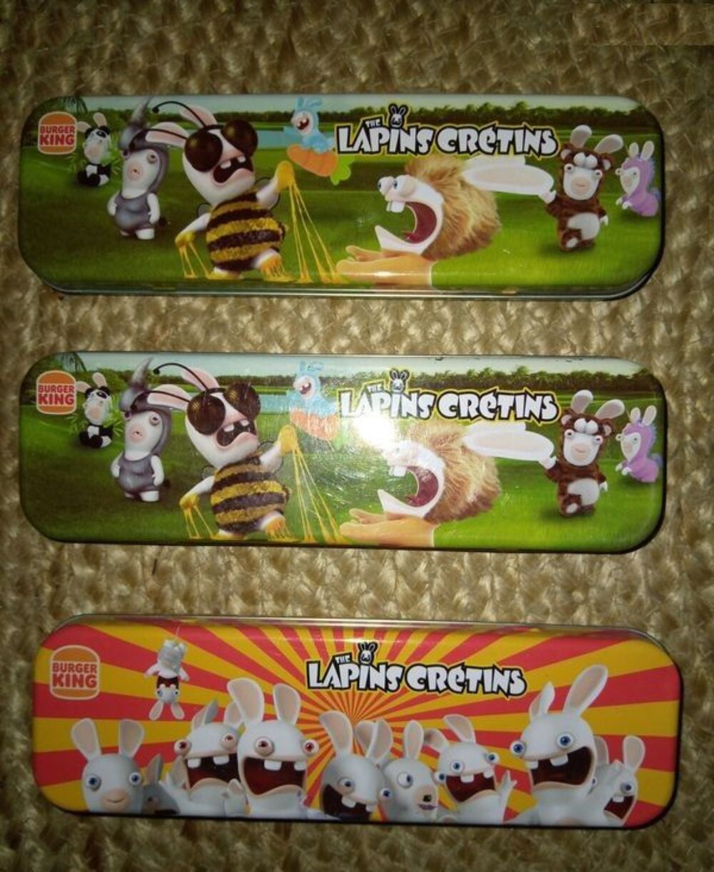 lot boites crayon trousse burger king Jeux / jouets