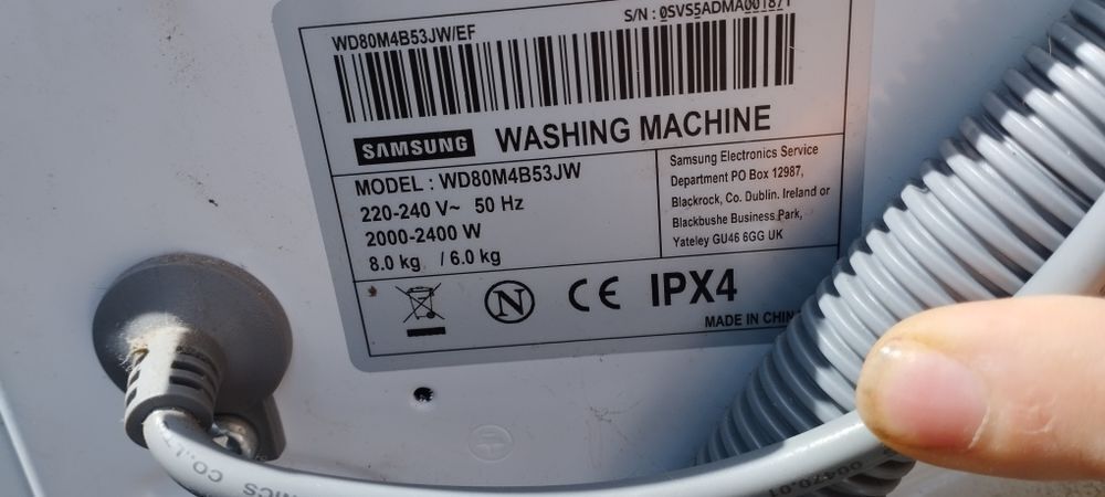 machine &agrave; laver s&eacute;chante Samsung Electroménager