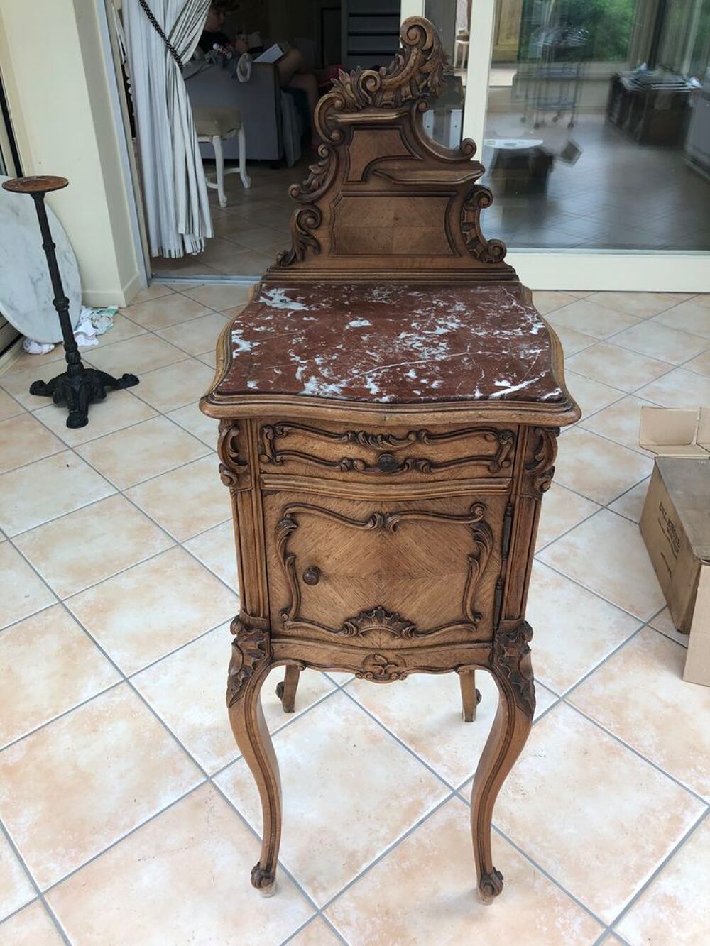 Ancienne Table de chevet style Louis XV Meubles