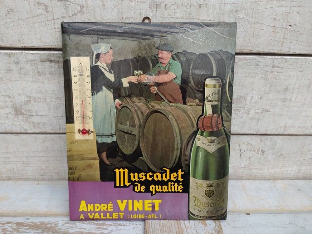 Glacoide Thermom&egrave;tre Publicitair Muscadet Andr&eacute; Vinet Vallet 