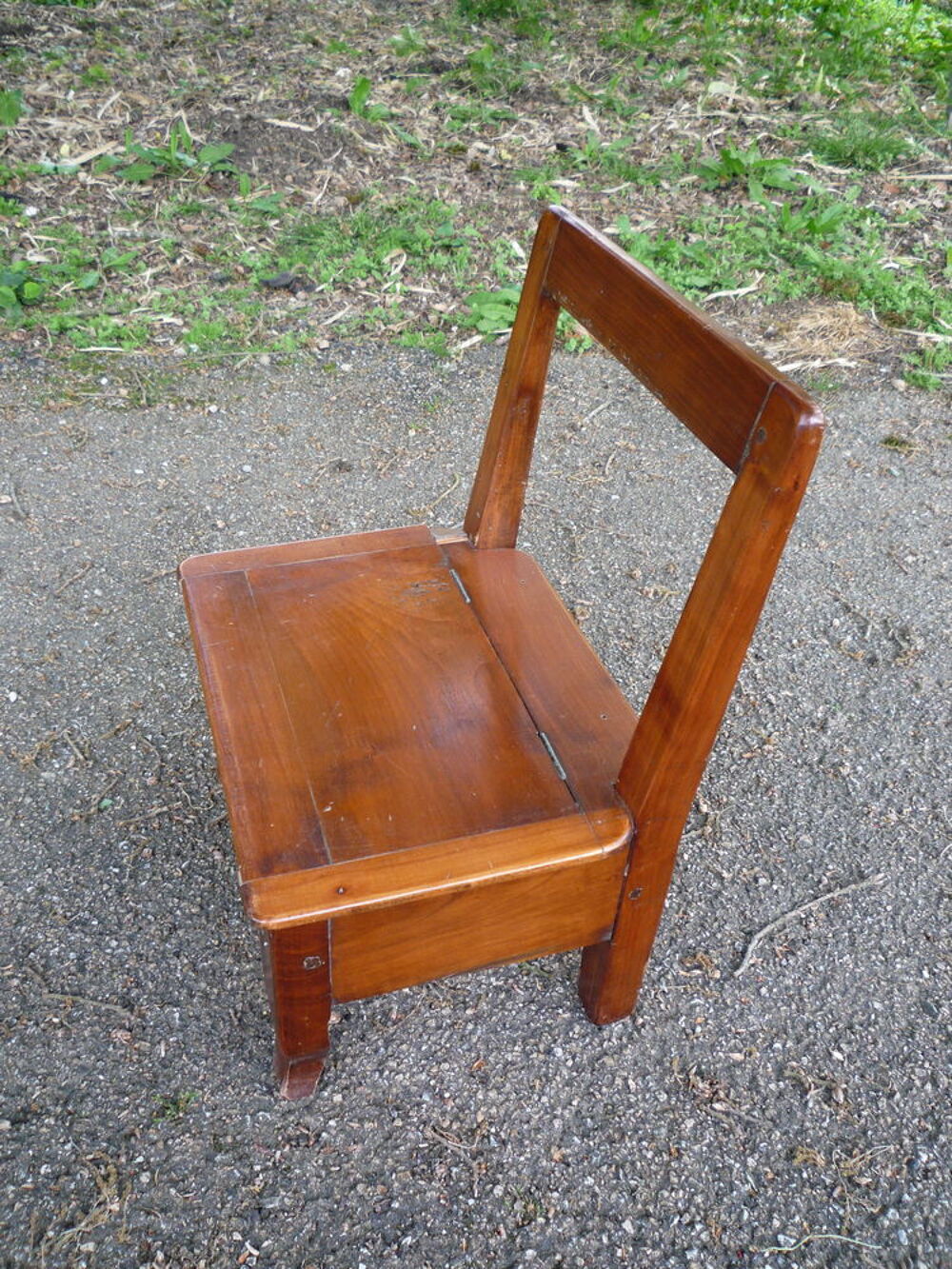 Petite chaise coffre proven&ccedil;ale (G) Meubles