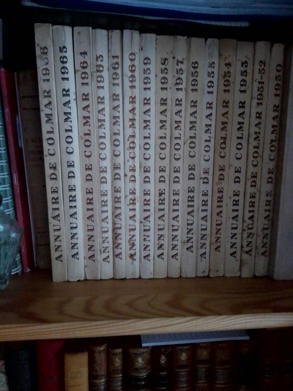 un volume annuaire sur colmar date 1950 a1966 Livres et BD