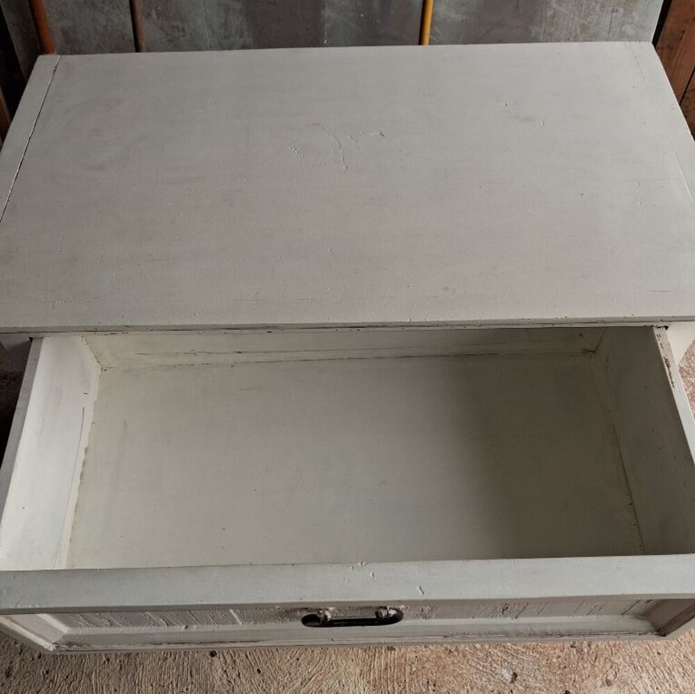 COMMODE BLANCHE 3 TIROIRS PROFONDS Meubles