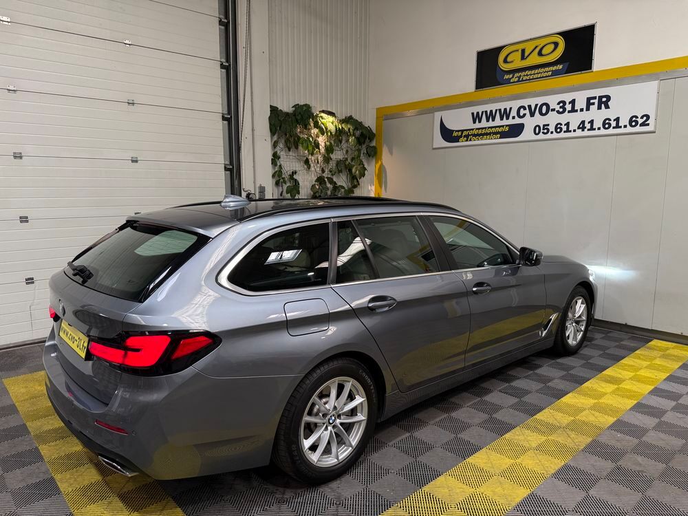 S&eacute;rie 5 Touring 518d TwinPower Turbo 150 ch BVA8 Lounge 2021 occasion 31100 Toulouse