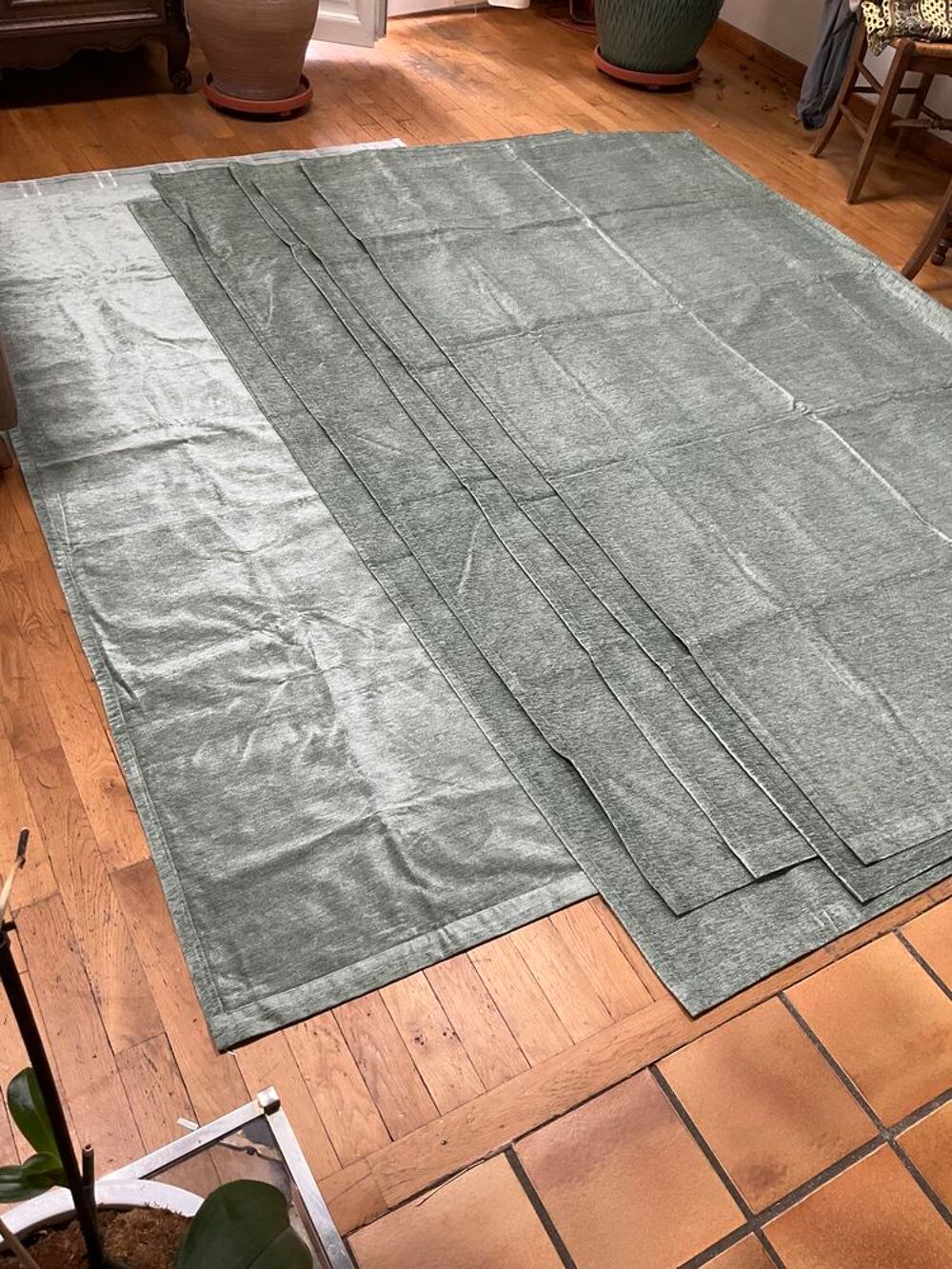 3 paires de rideaux neufs Décoration