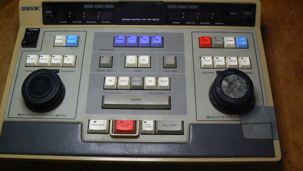 Sony RM-450CE montage video Annees '80, '90 Consoles et jeux vidéos