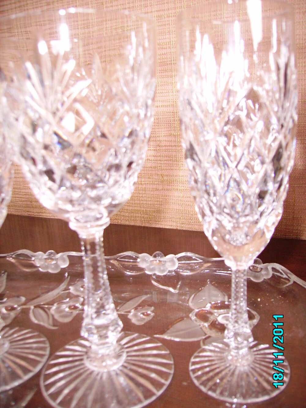 verres en cristal Décoration