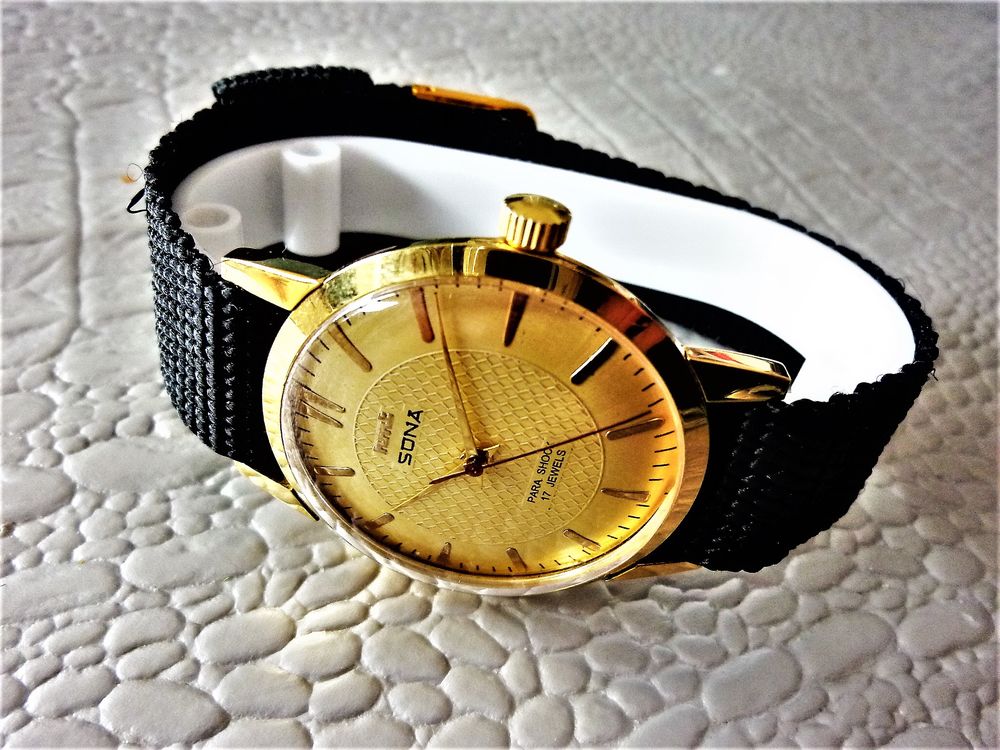 HMT SONA montre m&eacute;canique homme 1975 HMT1018 Bijoux et montres