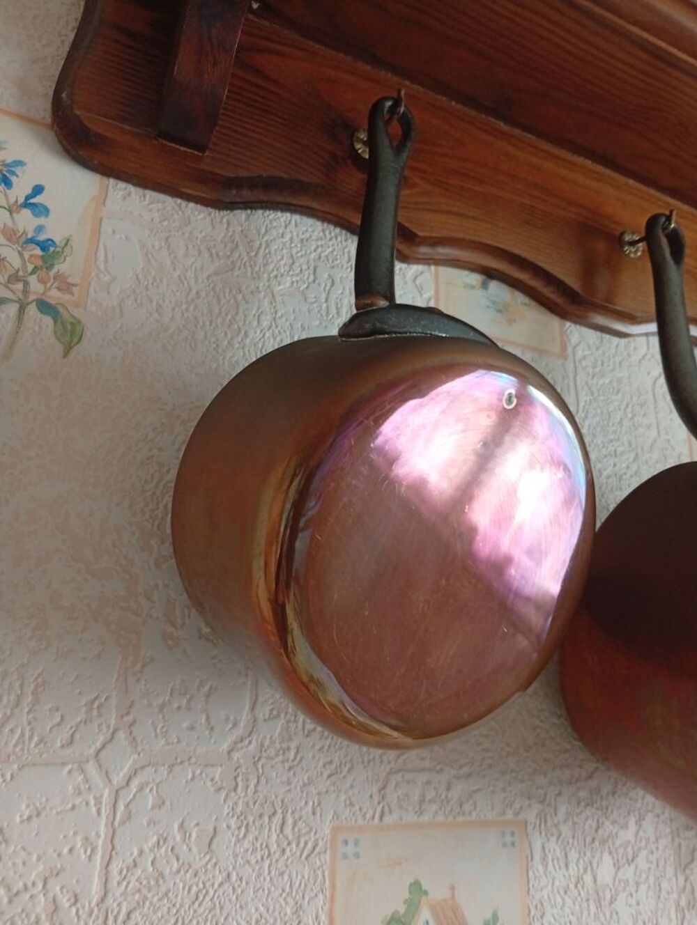 Casseroles en cuivre Décoration