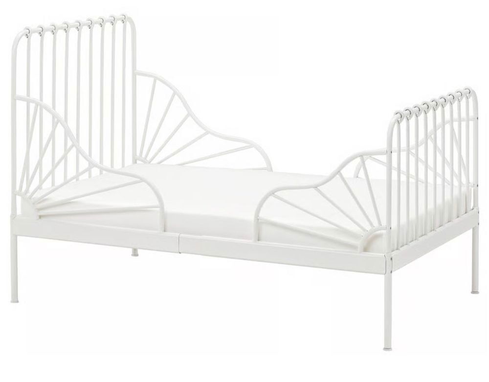 lit enfant extensible avec sommier &agrave; latte Meubles