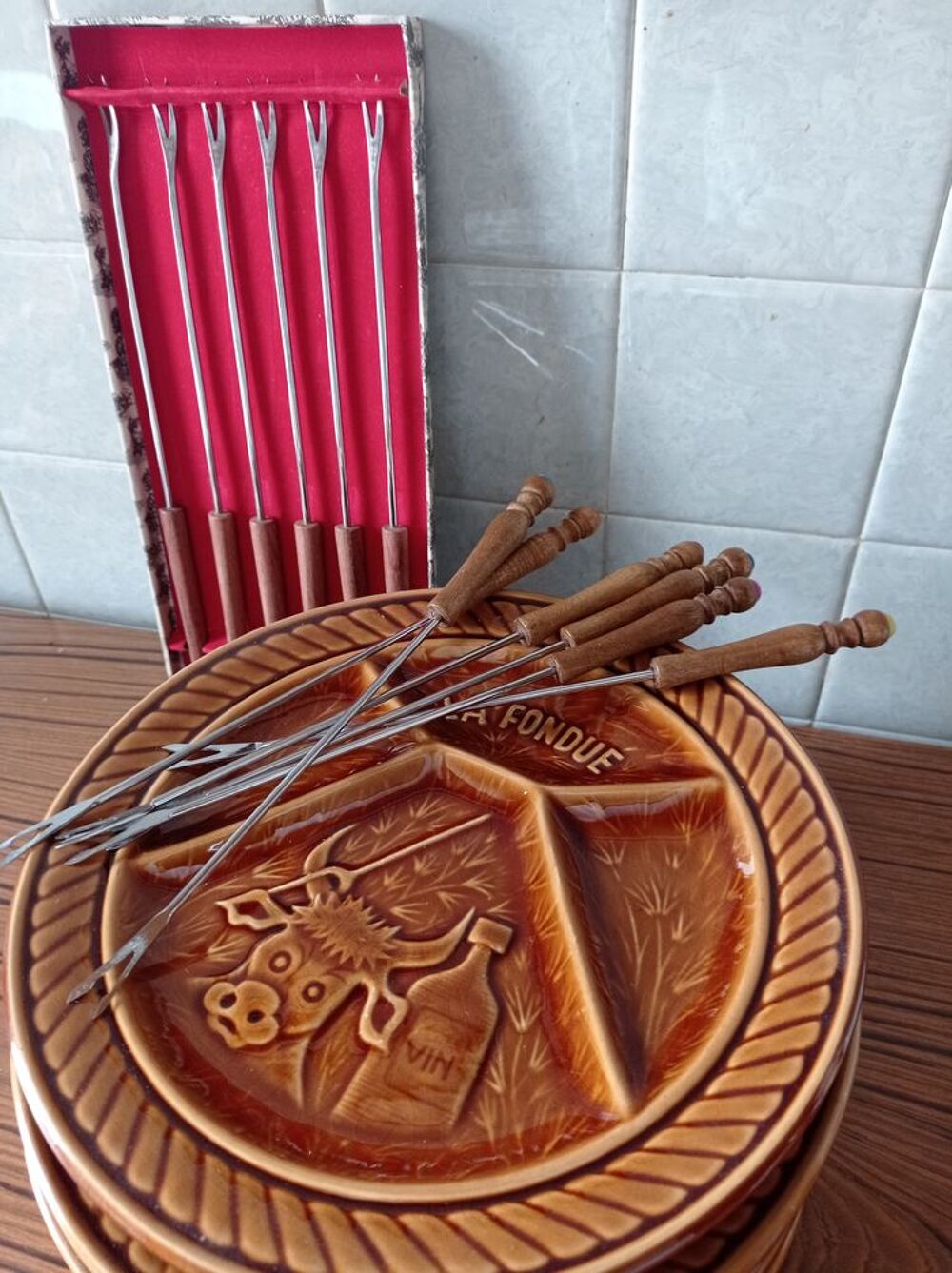 SERVICE A FONDUE BOURGUIGNONNE 6 PERSONNES Electroménager