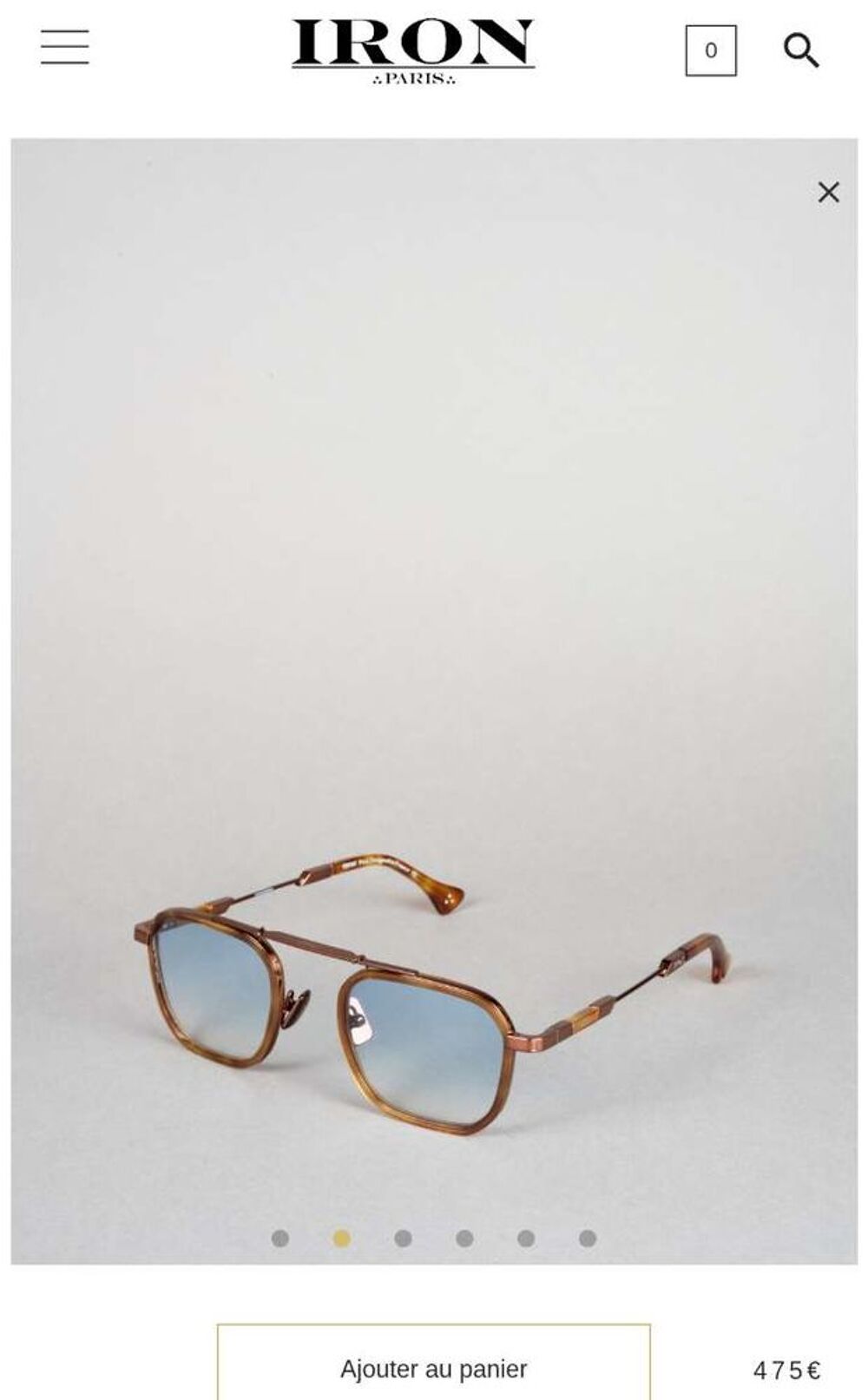 Lunettes luxe plaque et or 24 k
Iron Paris/ bali mixe Bijoux et montres
