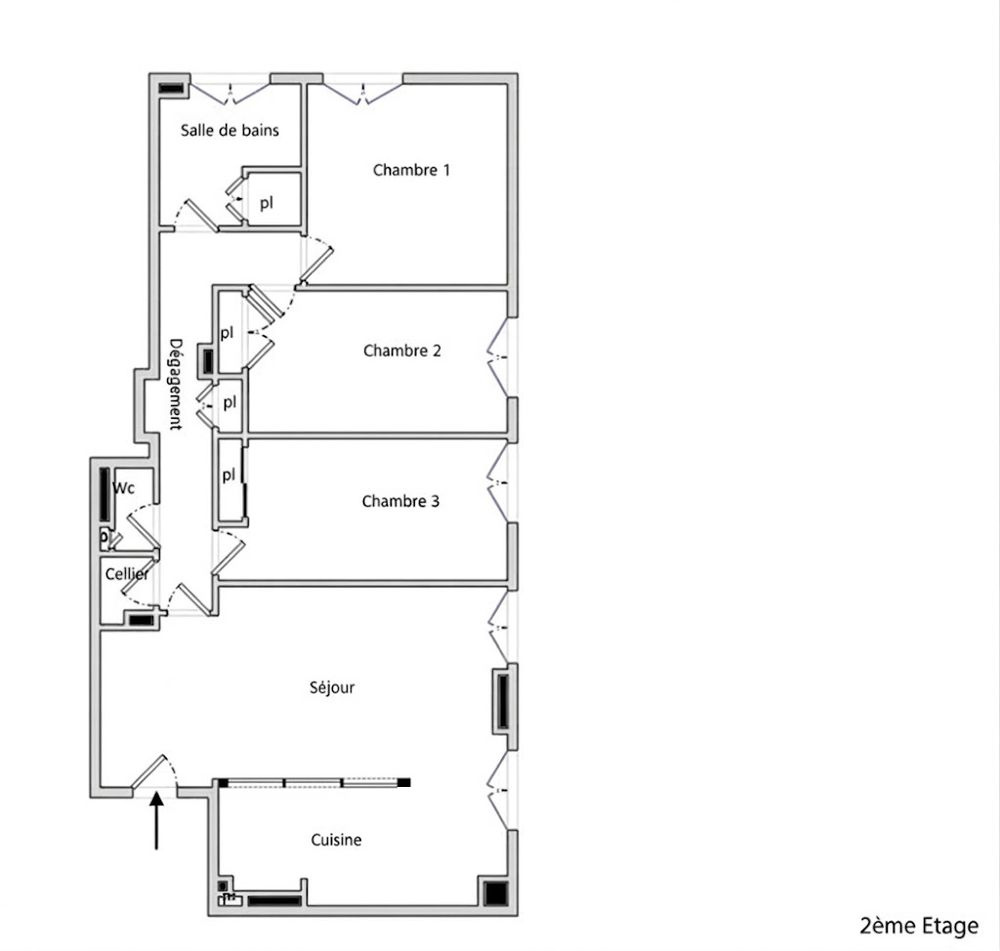 Vente Appartement Appartement familial T4 de 85 m² ? Centre-ville avec Place d Rueil-malmaison