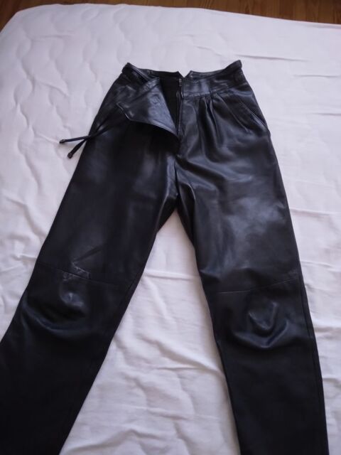 Pantalon en cuir noir 60 Valence (26)