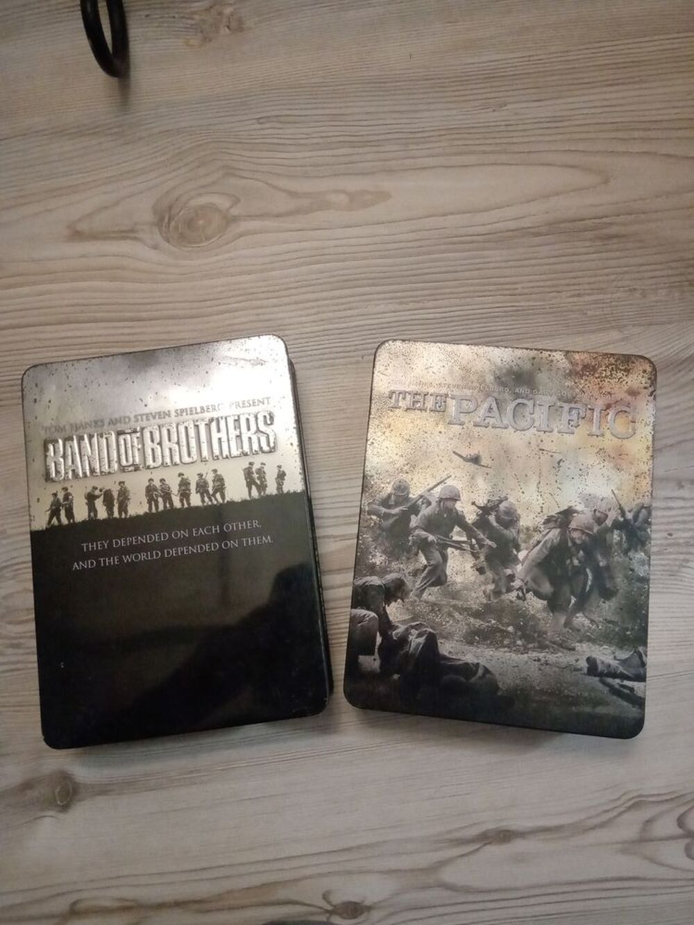 s&eacute;rie Band of brothers et Pacific DVD et blu-ray