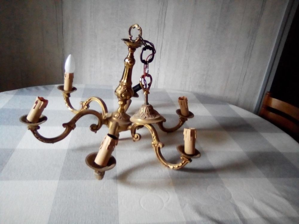 magnifique Lustre 6 lampes Décoration