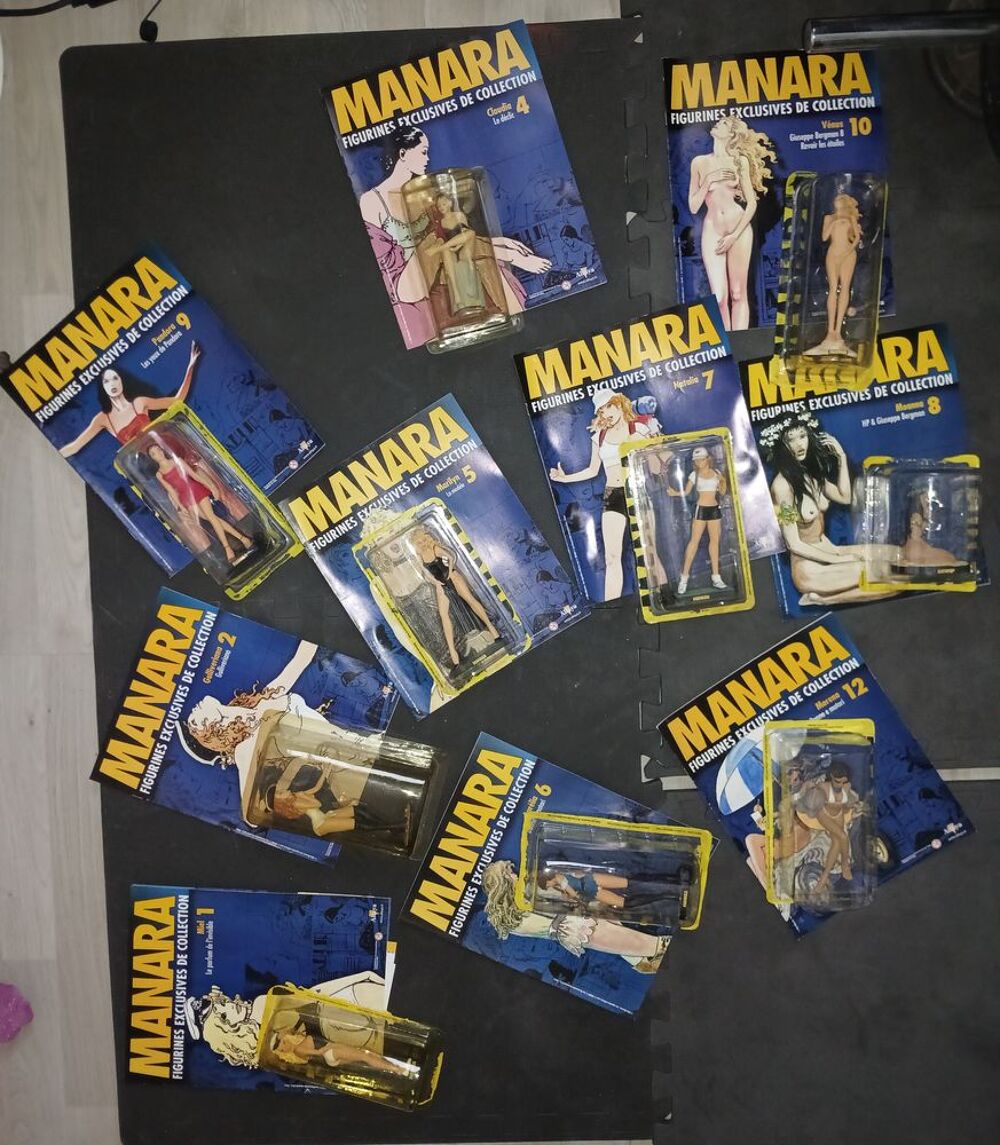 manara 10 figurines altaya femmes par Milo extraits de BD &eacute;r 