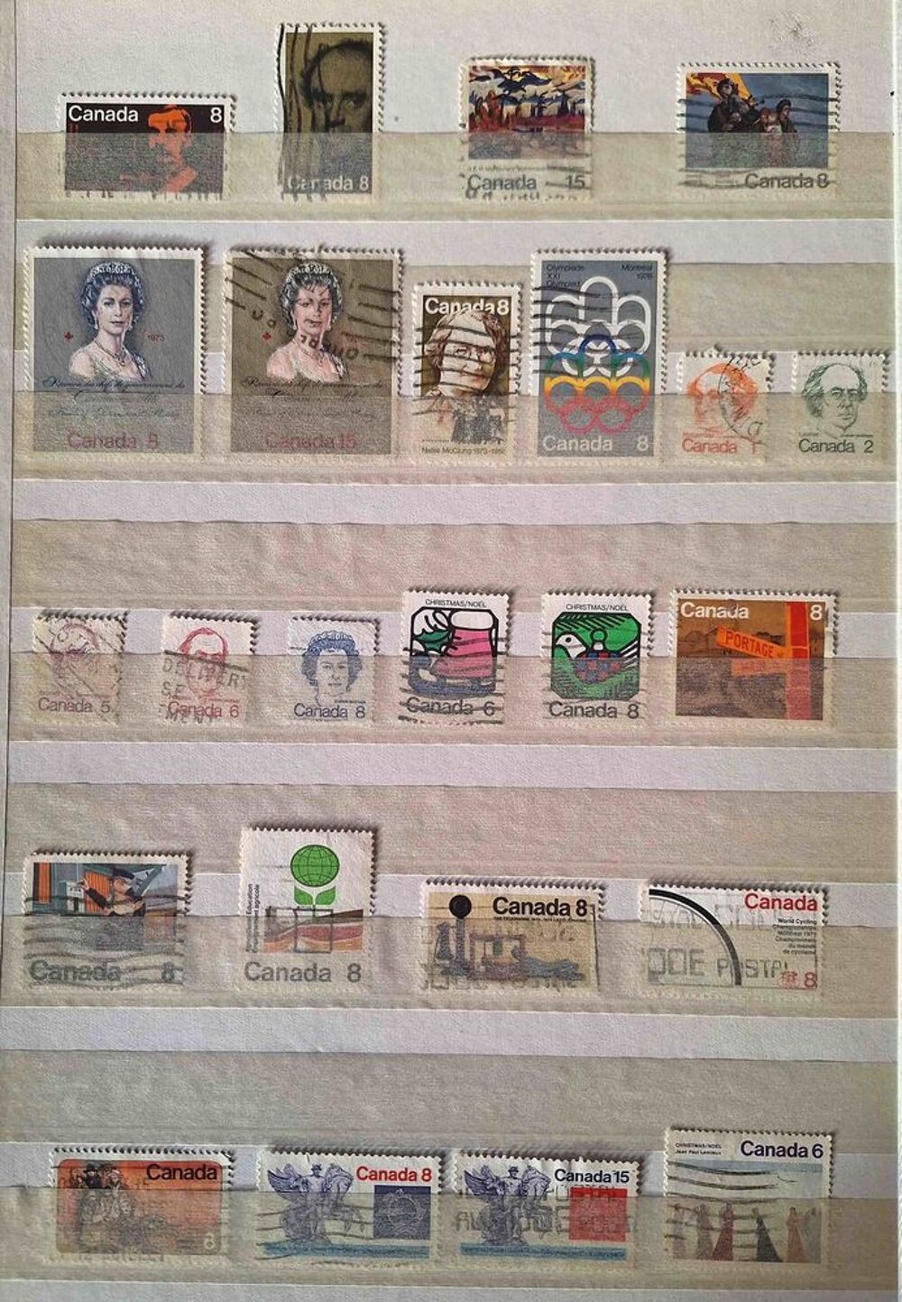 S&eacute;rie de timbres de collection du Canada 