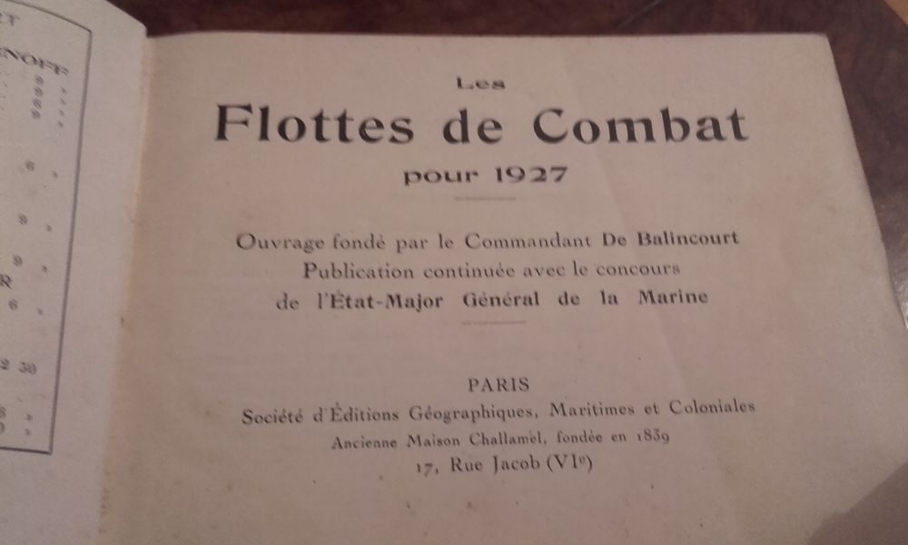 Les flottes de combat pour 1927 Livres et BD