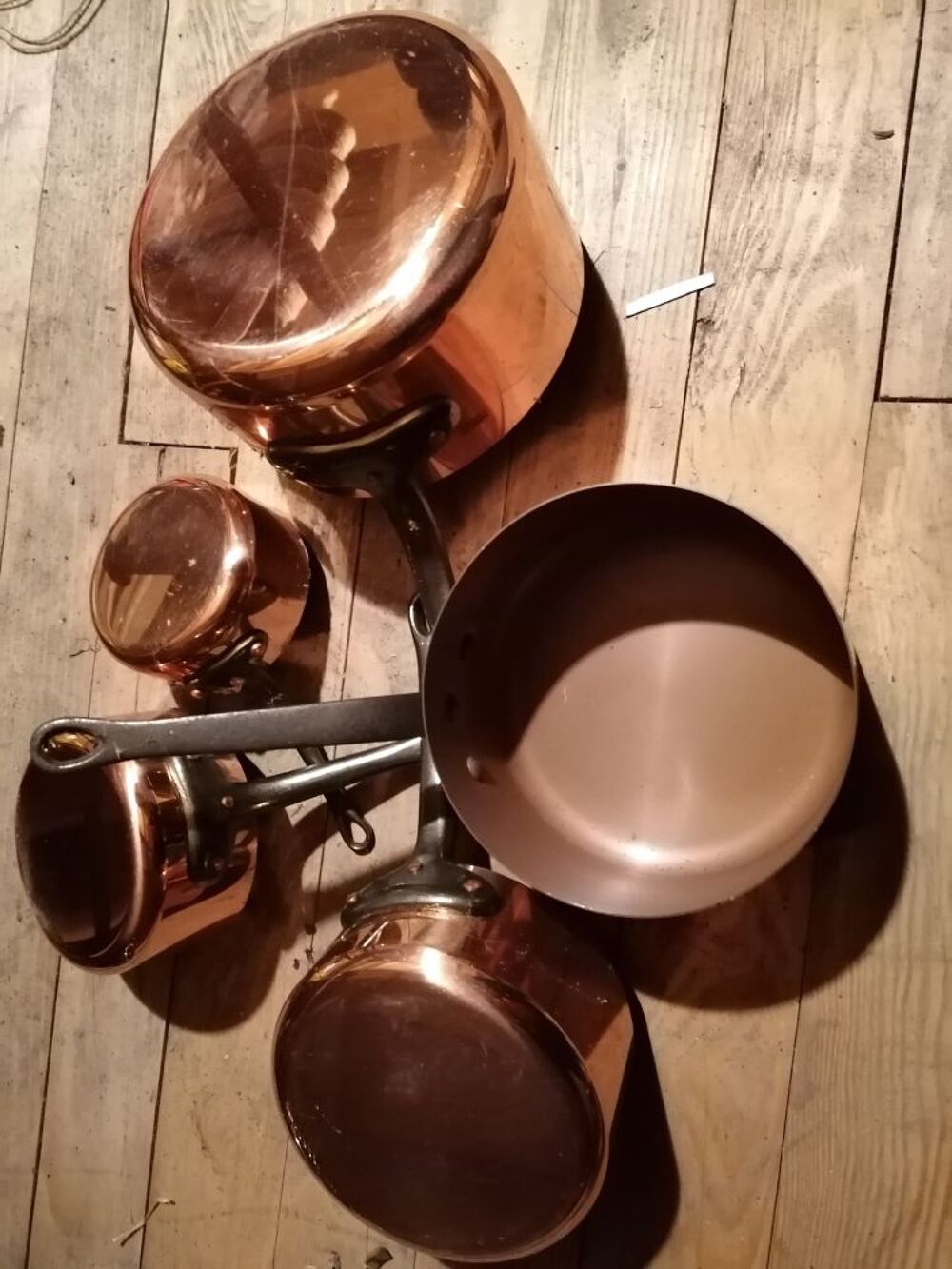 Casseroles en cuivre Décoration