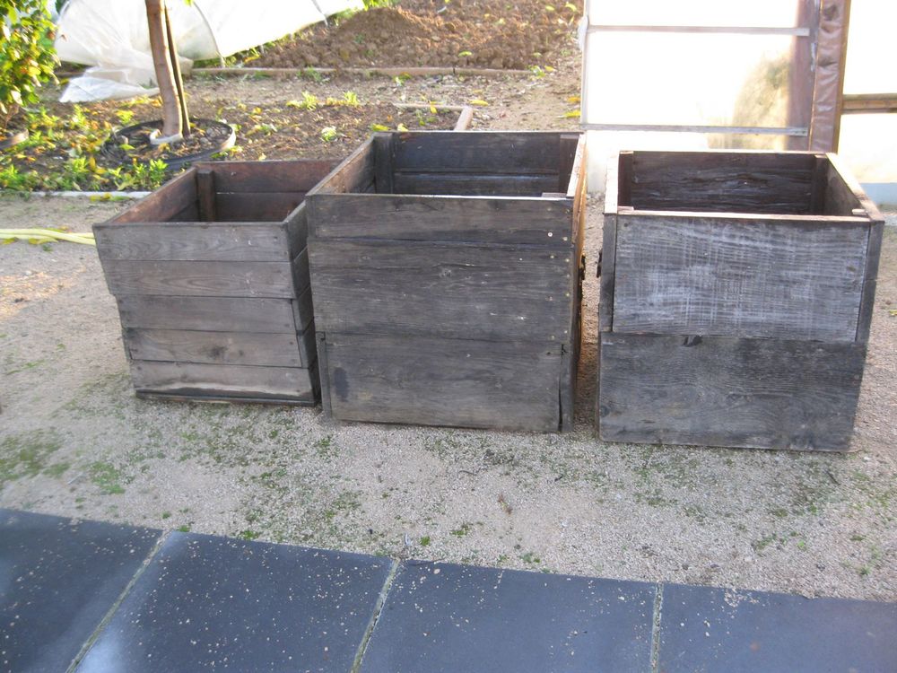 caisses en bois Jardin