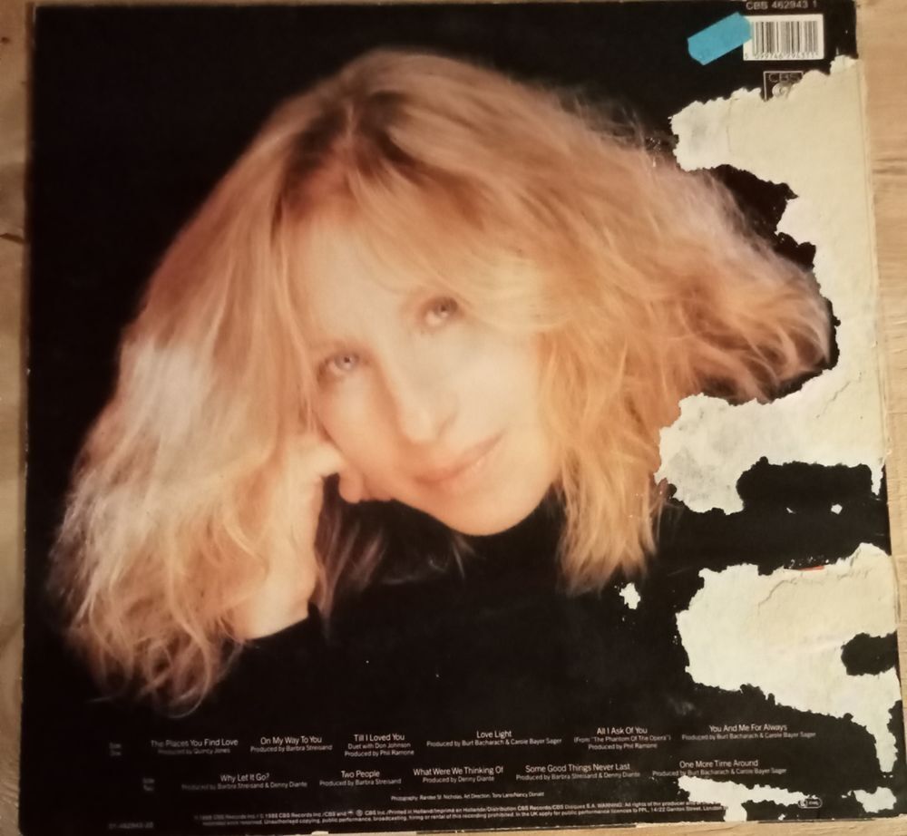 BARBRA STREISAND / 5 X DISQUES VYNIL 33 ET 45TOURS CD et vinyles