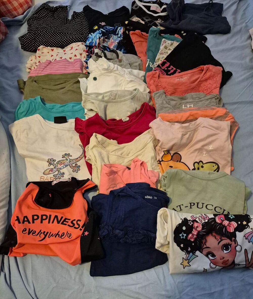 Gros lot de v&ecirc;tements fille 8 ans toutes saisons Vêtements enfants