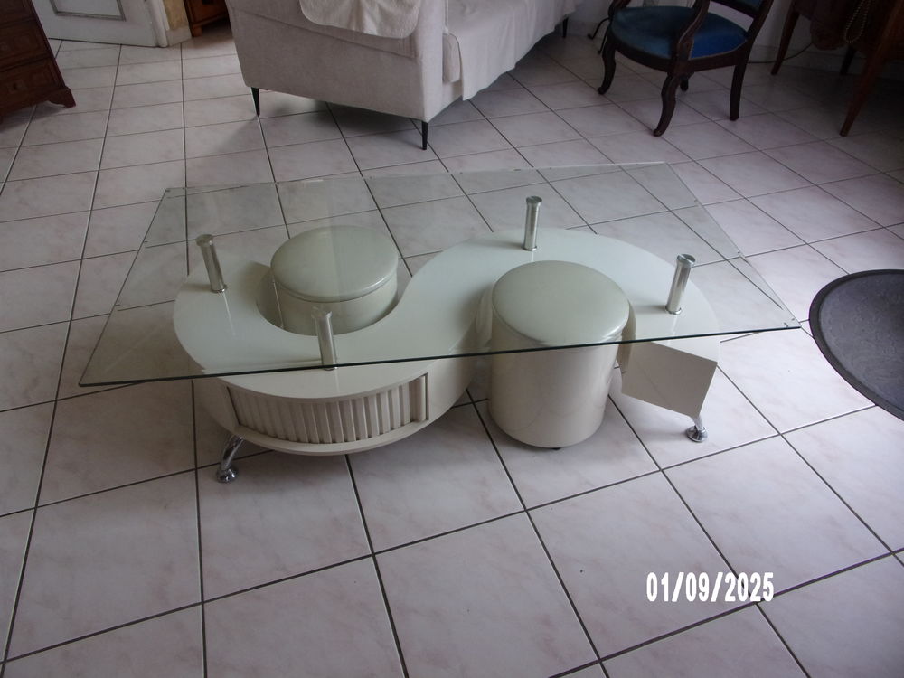 Table Basse plateau verre Meubles