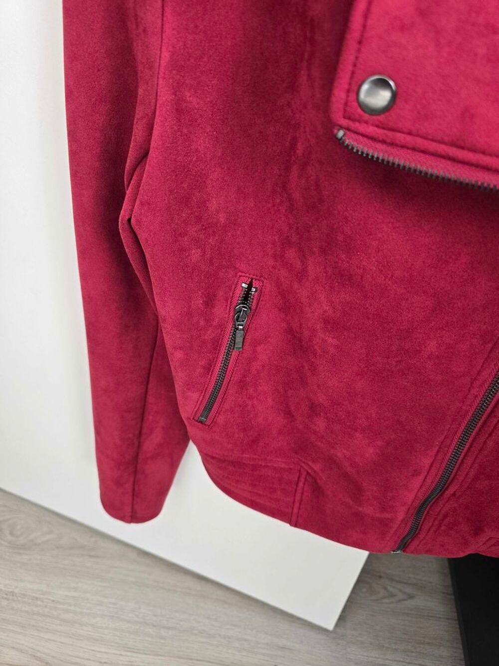 blouson rouge Vêtements