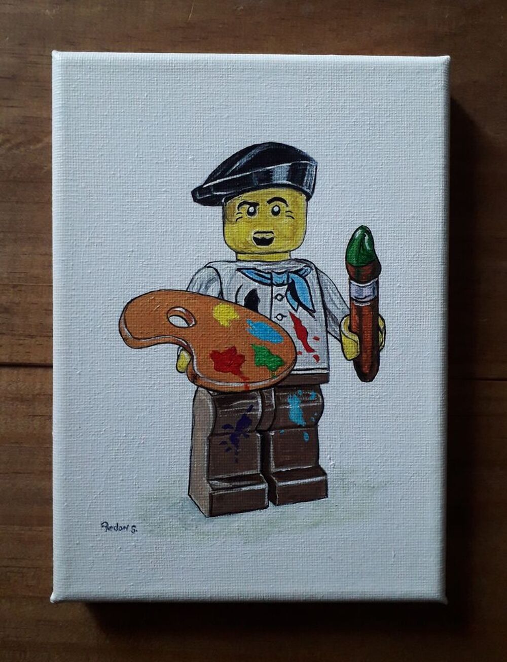 Tableau peinture LEGO Décoration