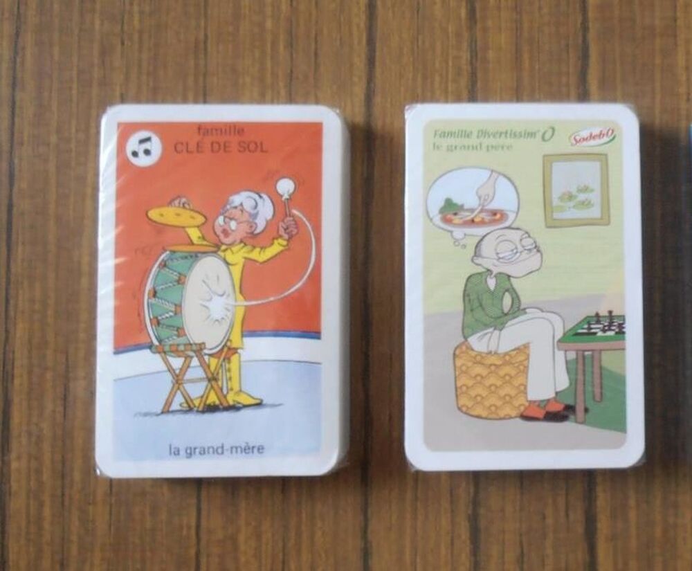 Jeu de famille, cartes &agrave; jouer de collection NEUF
