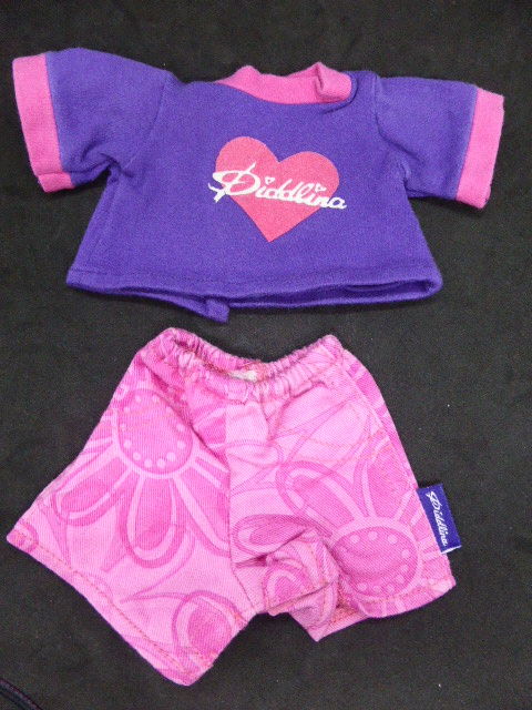 ensemble rose et mauve pour peluche Diddle 3 Rueil-Malmaison (92)