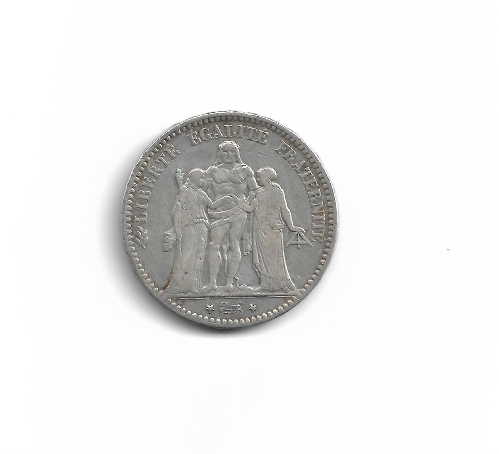 5 frs Hercule --1875 A 