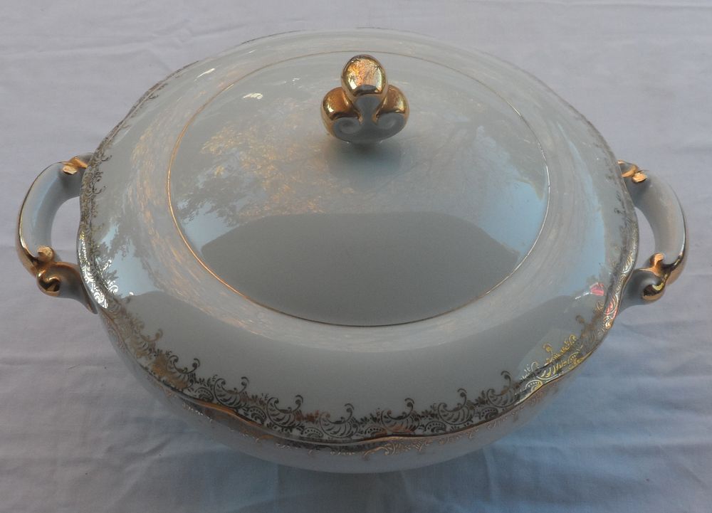 1 soupi&egrave;re en v&eacute;ritable porcelaine s&eacute;lection France neuve Cuisine