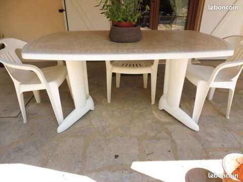 Salon Table Chaises Jardin Cuisine Terrasse Véranda et nappe 100 Ermenonville-la-Petite (28)