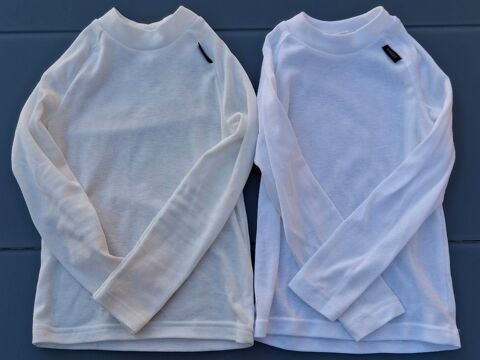 Lot deux sous pull blanc marque Décathlon taille 6 ans 4 Villiers (86)