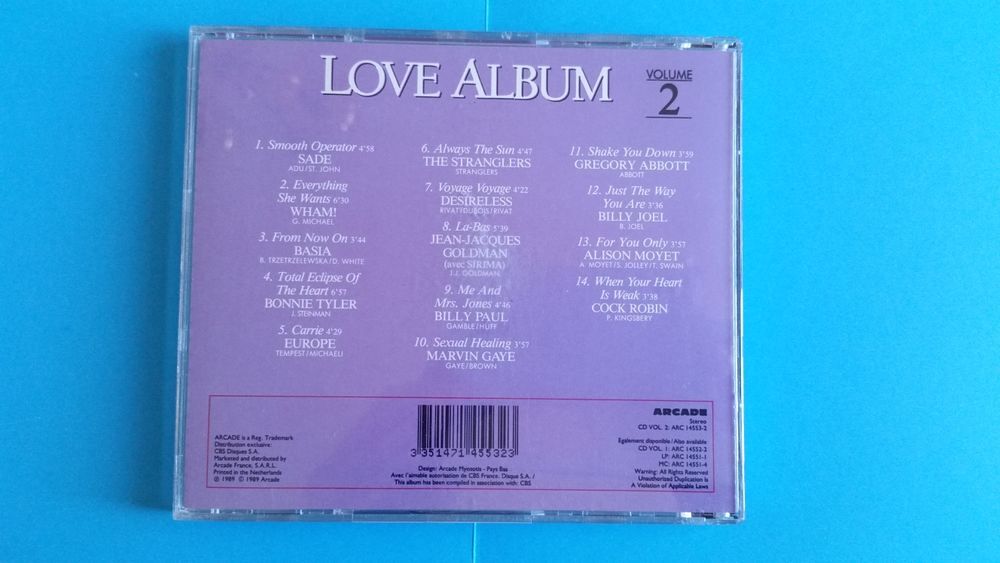 LOVE ALBUM VOL.2 * CD CD et vinyles